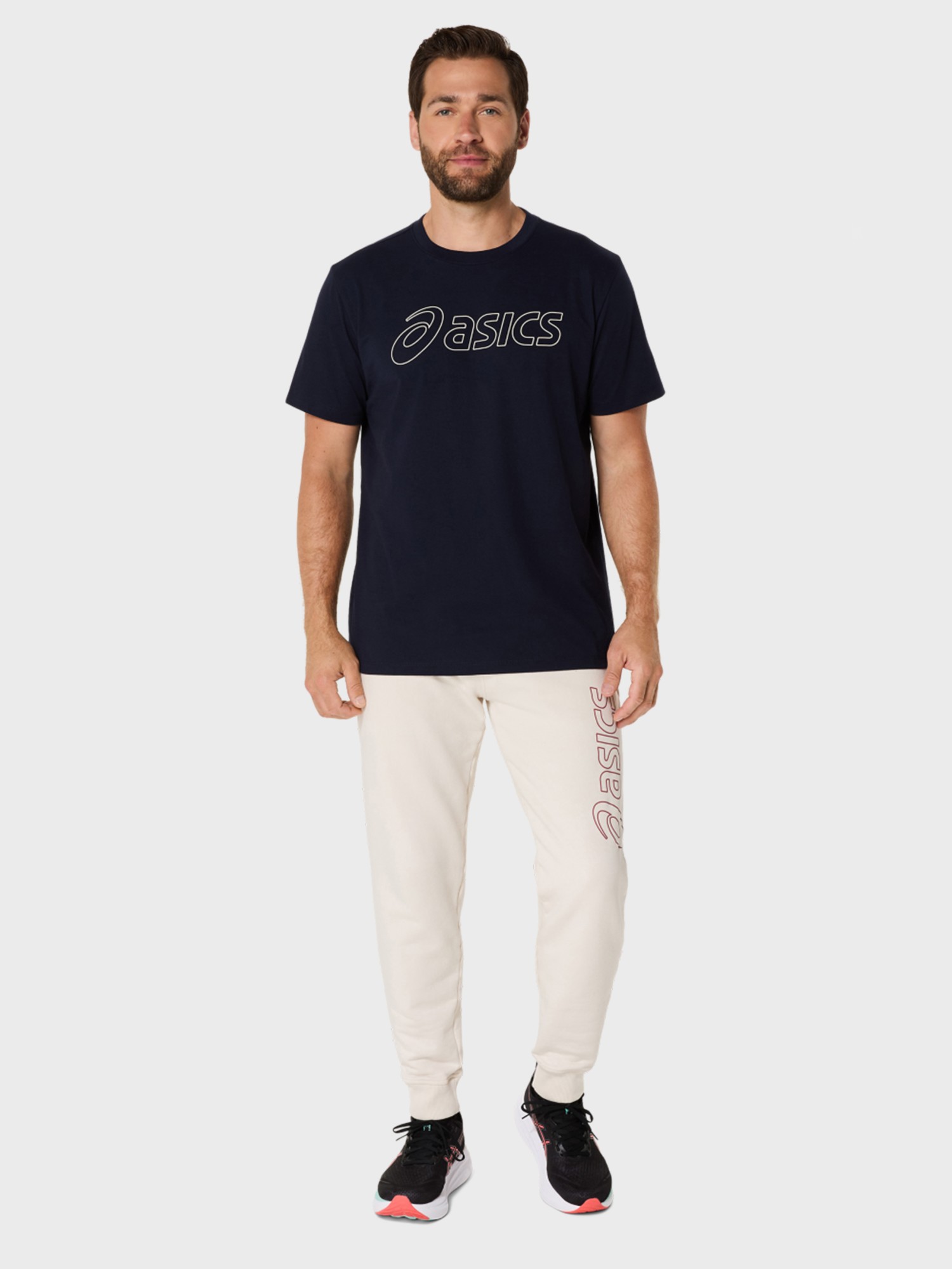 Футболка мужская Asics ASICS LOGO SS TEE темно-синяя 2031E188-403 изображение 7