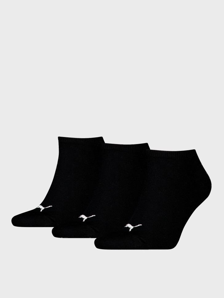 Носки  Puma PUMA UNISEX SNEAKER PLAIN 3P черные 93862406 изображение 2