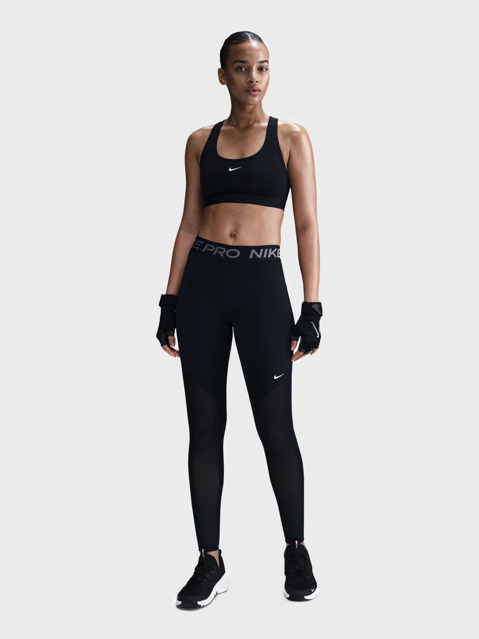 Легінси жіночі Nike W NP DF MR TIGHT GG MESH чорні HJ1163-010 — фото 2