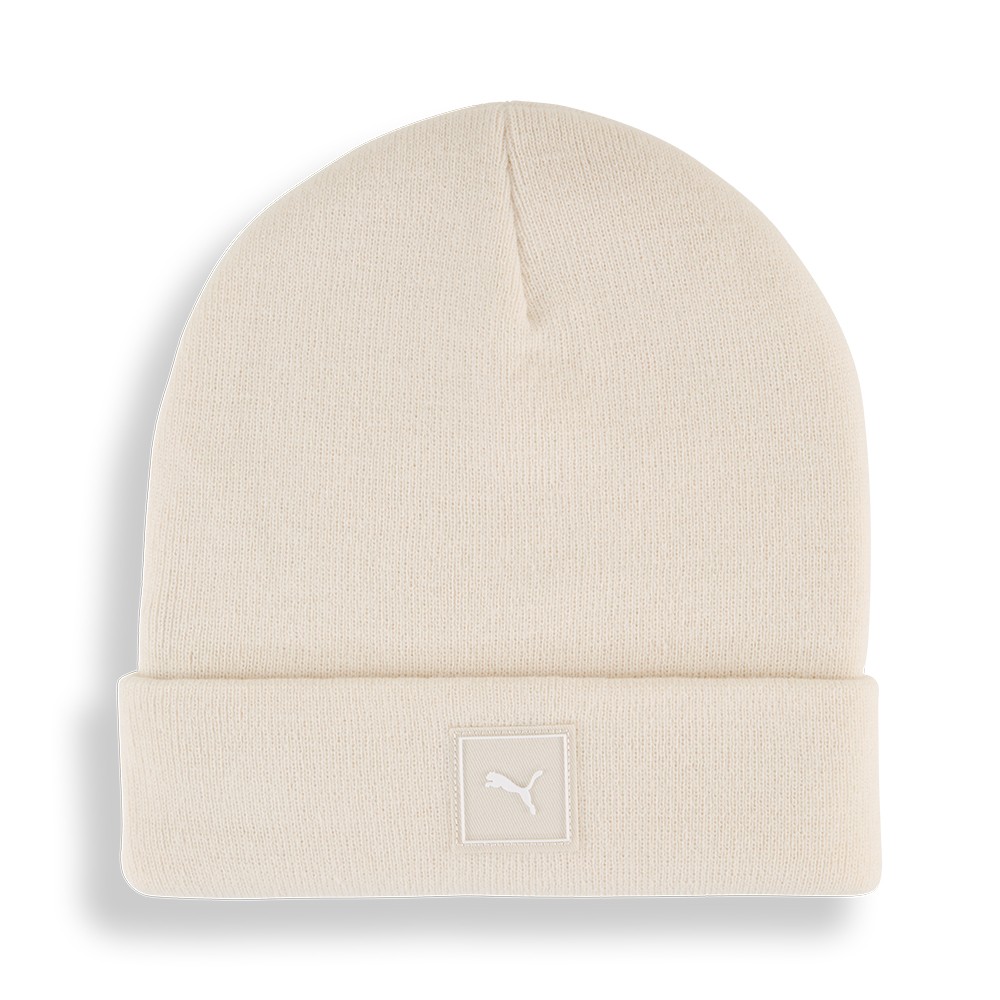 Шапка  Puma WARDROBE ESS High Crown Beanie молочная 02640905 изображение 1