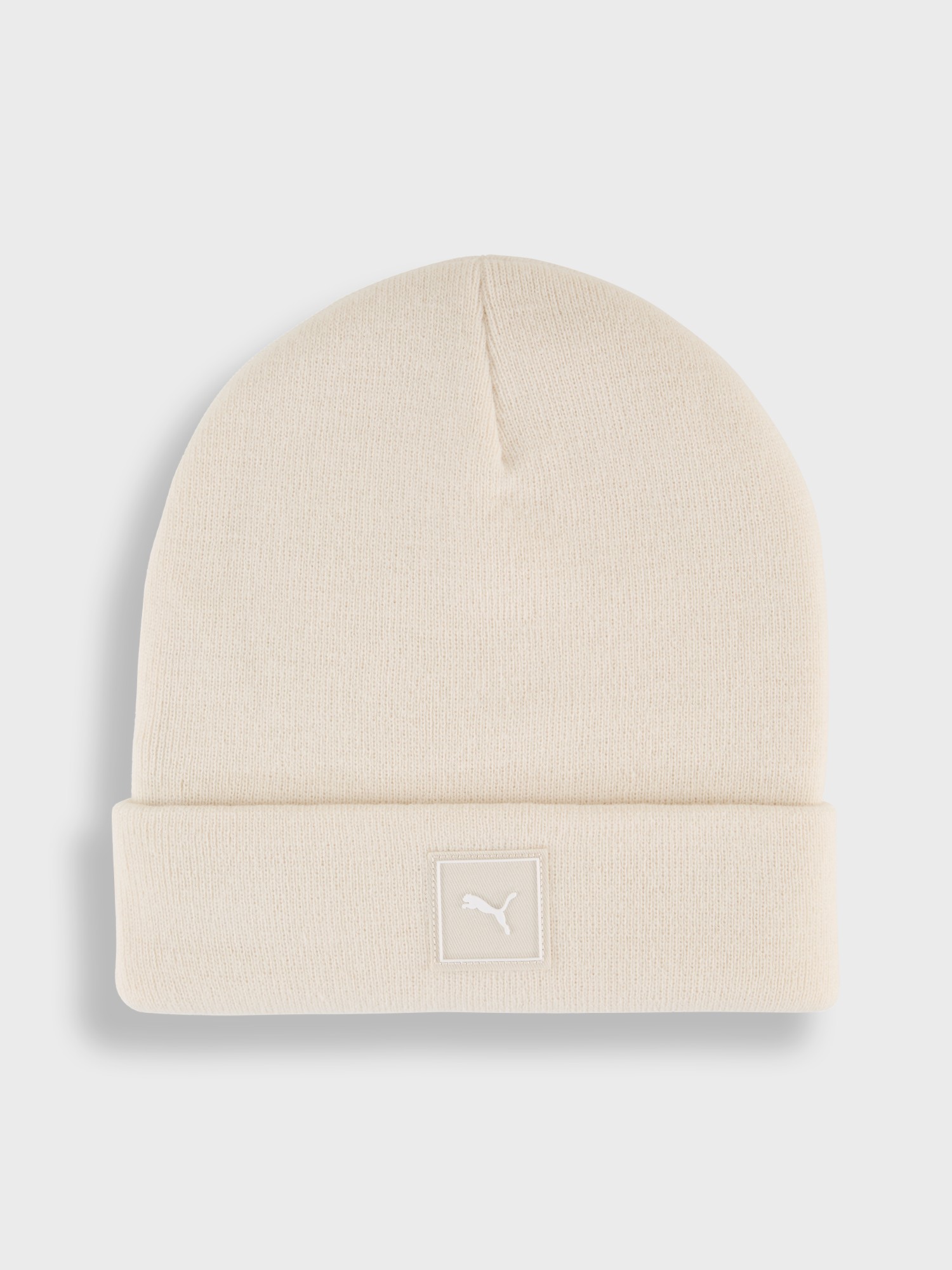 Шапка  Puma WARDROBE ESS High Crown Beanie молочная 02640905 изображение 2