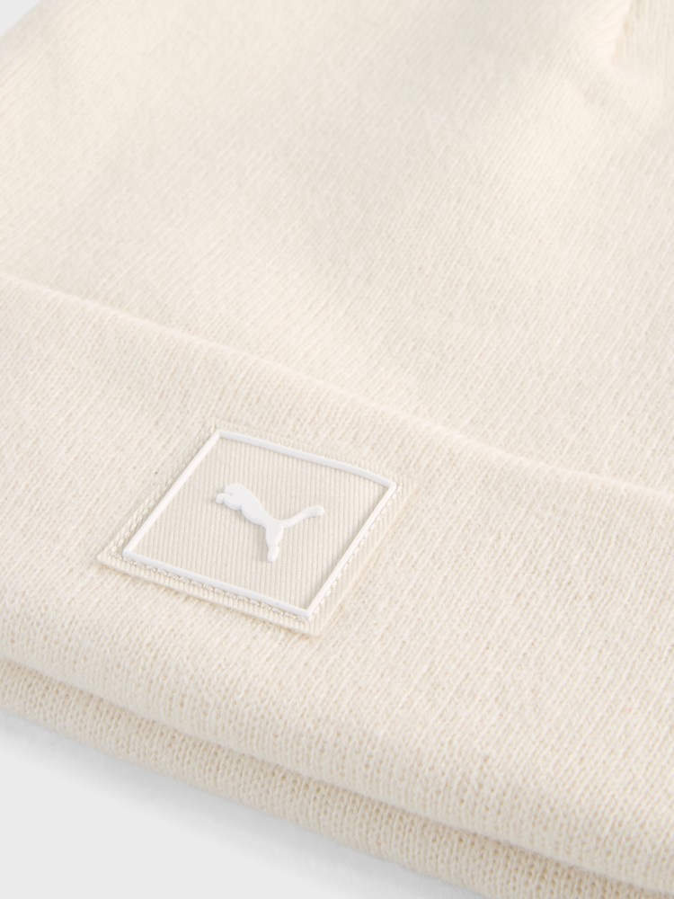 Шапка  Puma WARDROBE ESS High Crown Beanie молочна 02640905 изображение 4