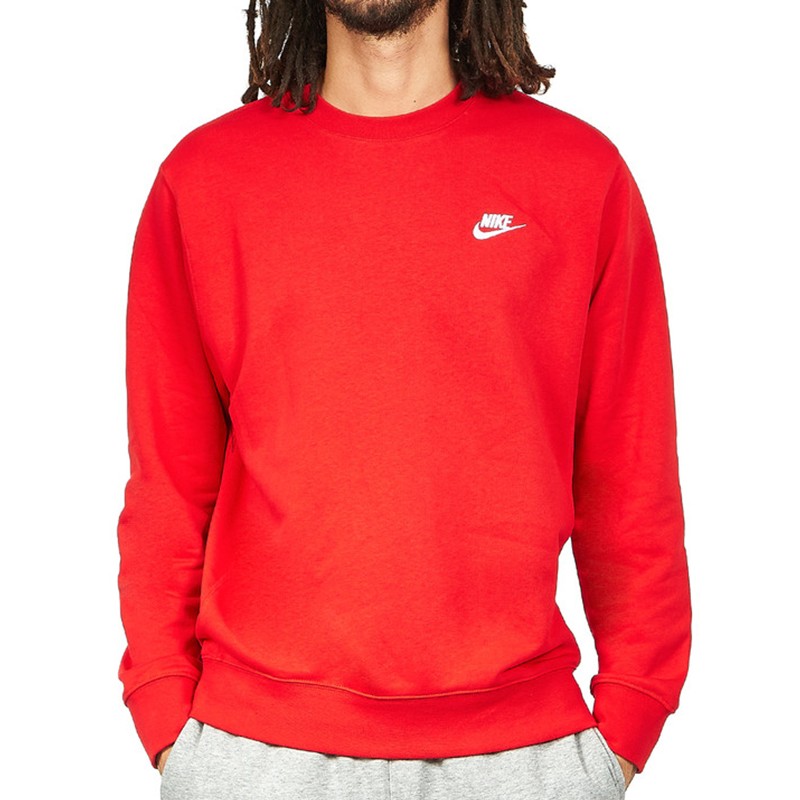 Толстовка чоловіча Nike M Nsw Club Crw Ft червона BV2666-657  изображение 3