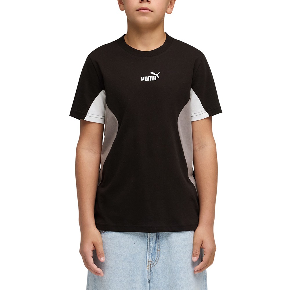Футболка детская Puma ESS BLOCK Tee B черная 69251201