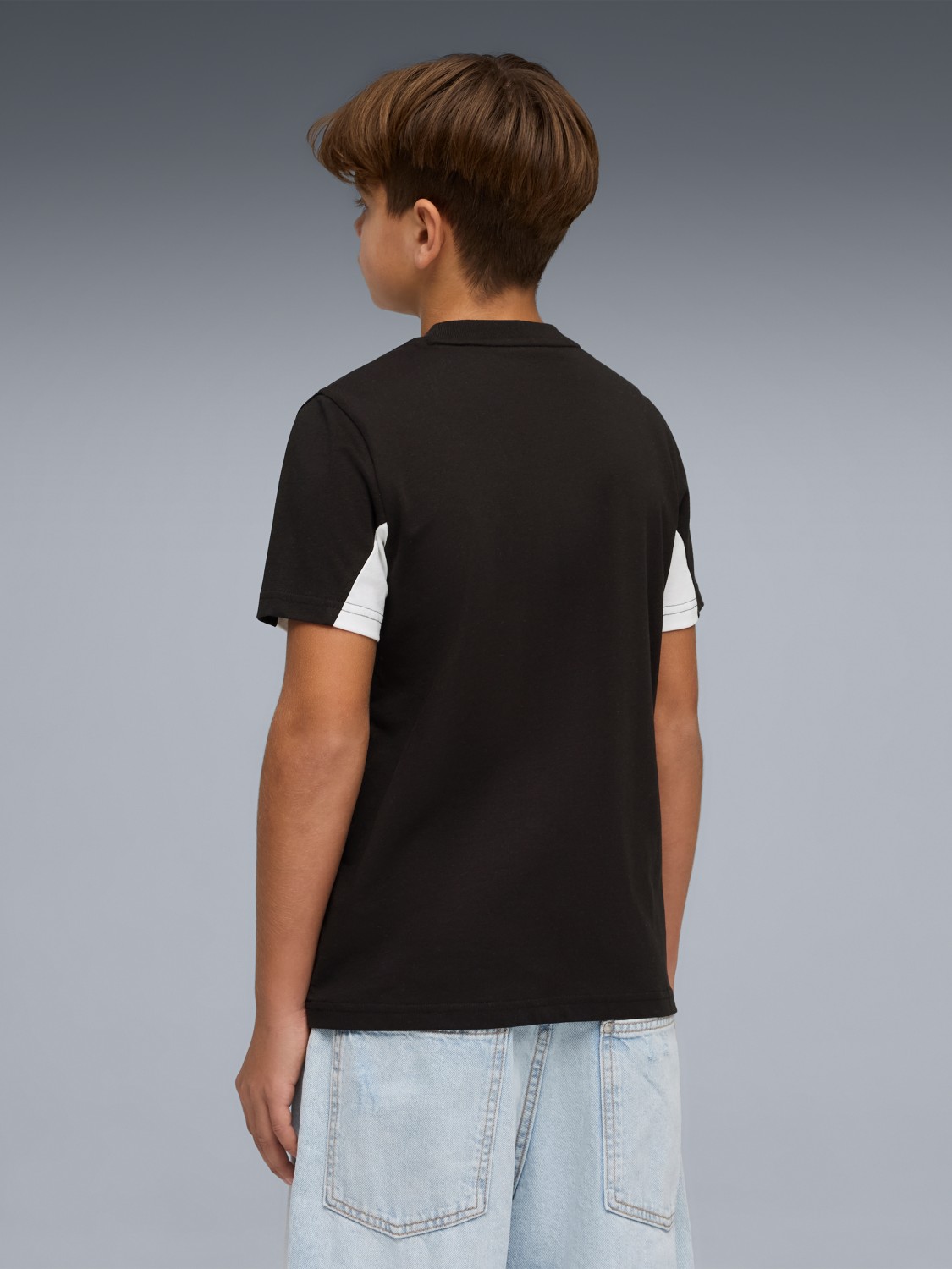 Футболка дитяча Puma ESS BLOCK Tee B чорна 69251201 изображение 3