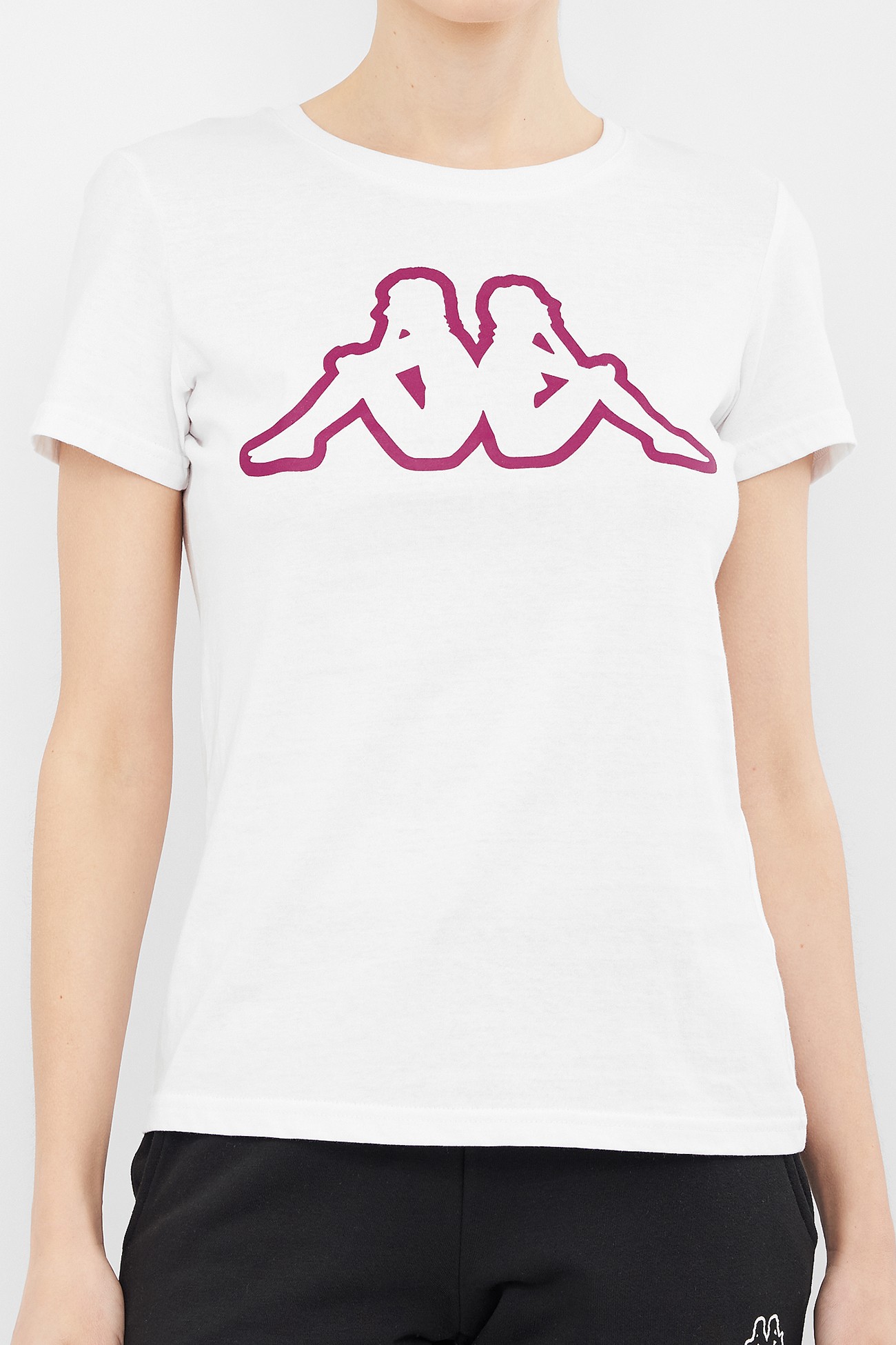 Футболка жіноча Kappa біла 107993-00 изображение 2