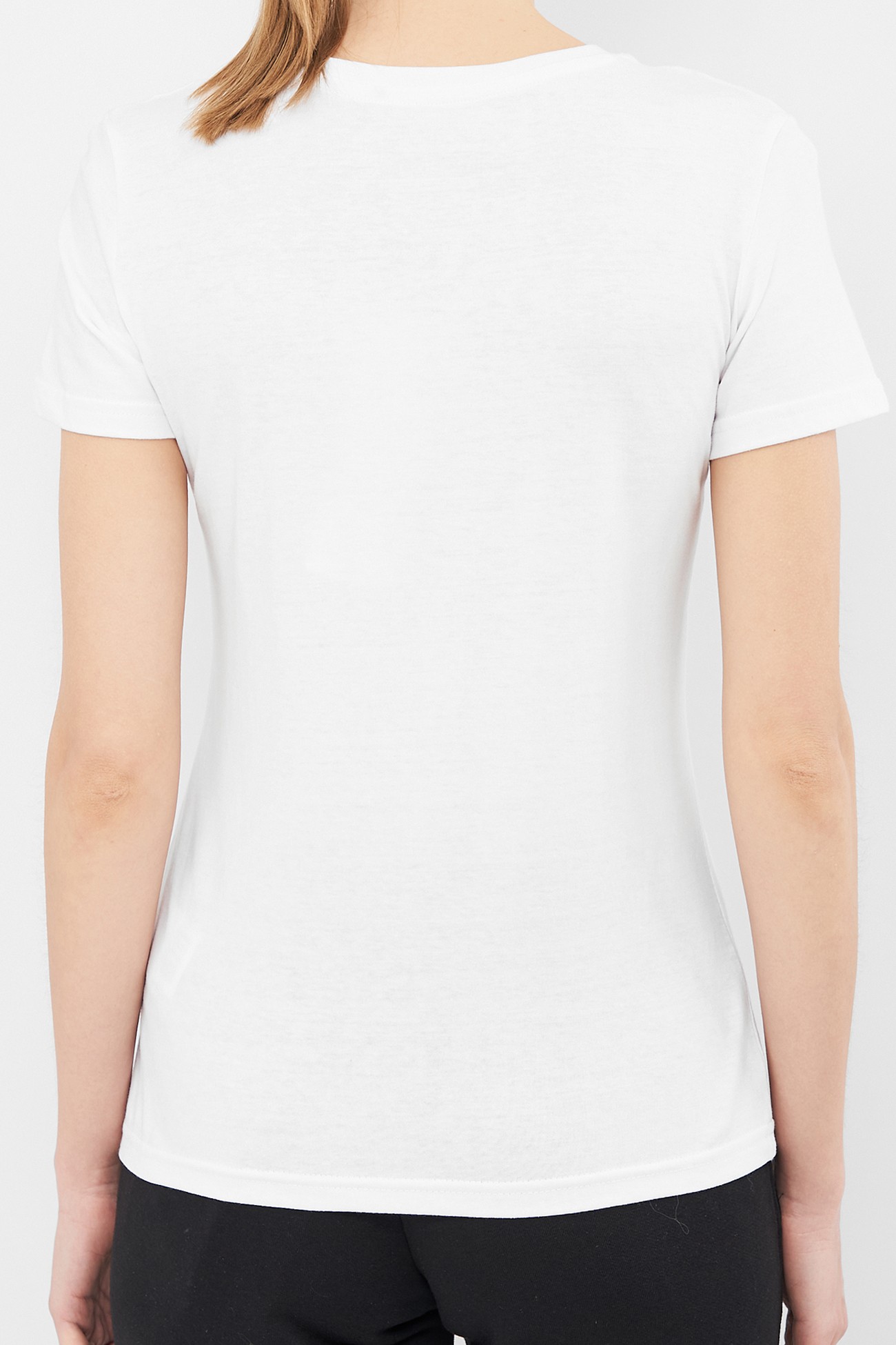 Футболка жіноча Kappa біла 107993-00 изображение 3