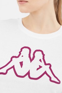 Футболка женская Kappa белая 107993-00  изображение 4