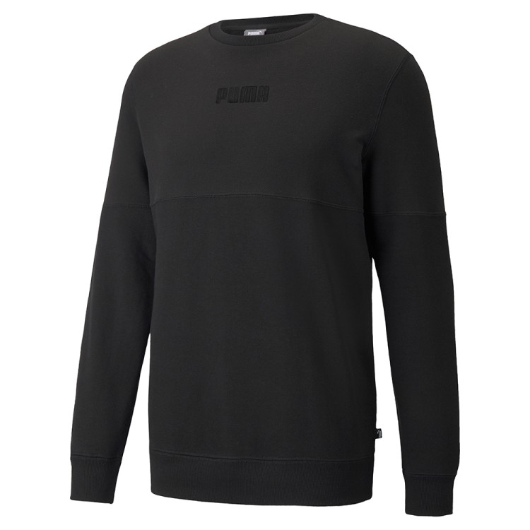 Толстовка мужские Puma Modern Basics Crew черная 58934701 изображение 1