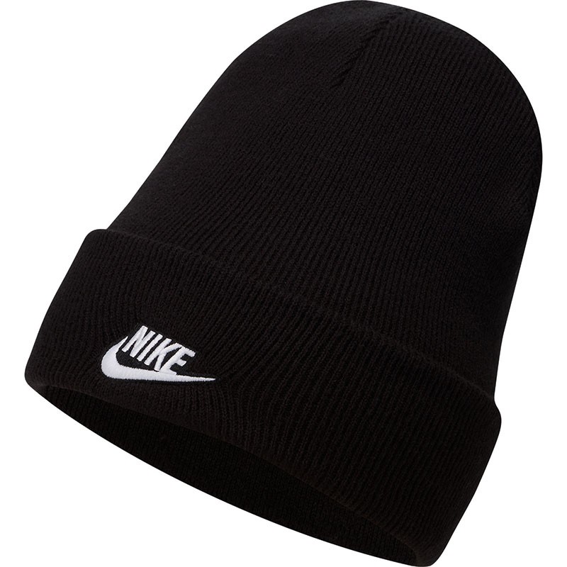 Шапка Nike Sportswear Cuffed Beanie Utility черная CI3233-010 — Sport City Шапка Nike Sportswear Cuffed Beanie Utility черная CI3233-010