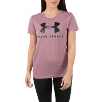 Футболка жіноча Under Armour SPORTSTYLE CLASSIC CREW фіолетова 1346844-662 изображение 2