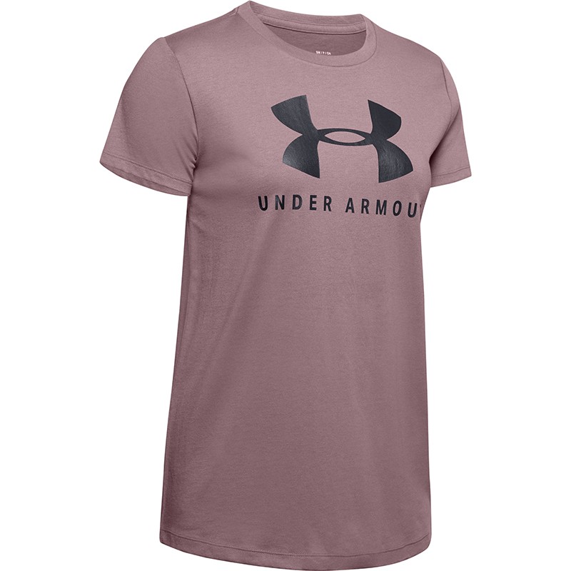 Футболка жіноча Under Armour SPORTSTYLE CLASSIC CREW фіолетова 1346844-662 изображение 1