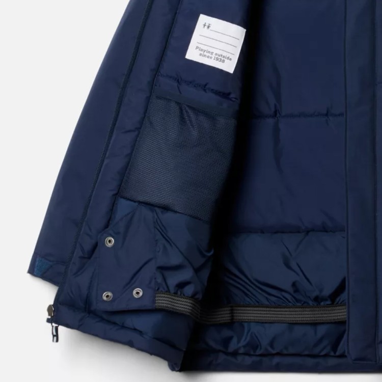 Куртка детская для мальчиков Columbia Alpine Free Fall™ II Jacket темно-синяя 1863451-464 изображение 3