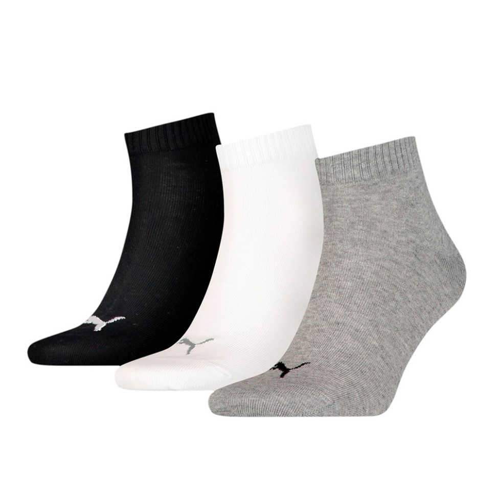 Носки (3 пари) Puma Quarter Plain 3P мультицвет 90697821