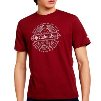 Футболка чоловіча Columbia Timber Point™ Graphic Tee червона 2022251-664 изображение 1