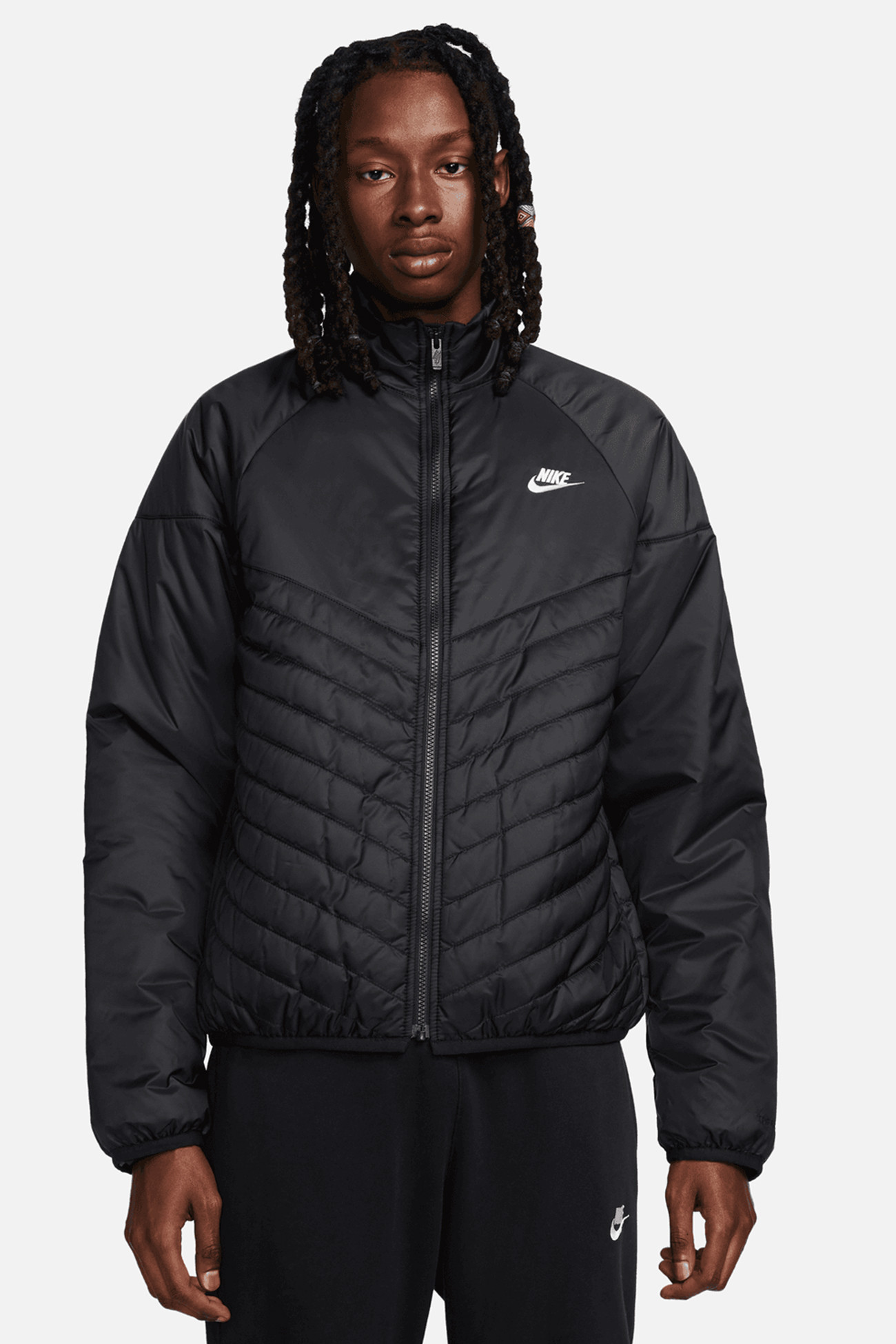 Куртка мужская Nike M NK WR TF MIDWEIGHT PUFFER черная FB8195-010 изображение 2