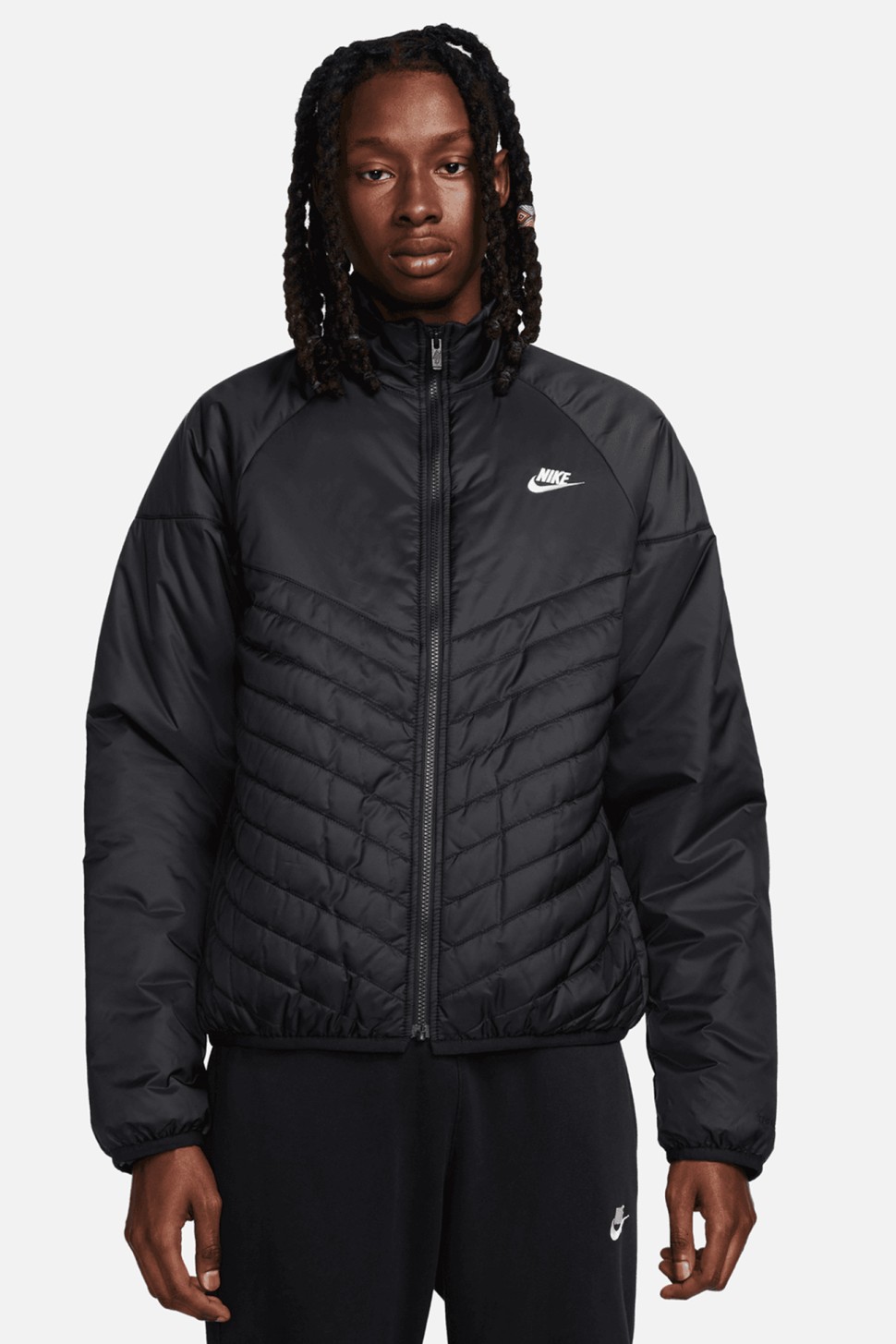 Куртка чоловіча Nike M NK WR TF MIDWEIGHT PUFFER чорна FB8195-010 — фото 2