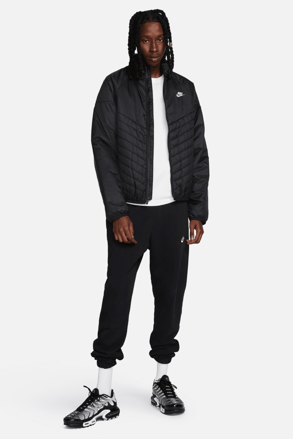Куртка чоловіча Nike M NK WR TF MIDWEIGHT PUFFER чорна FB8195-010 — фото 4