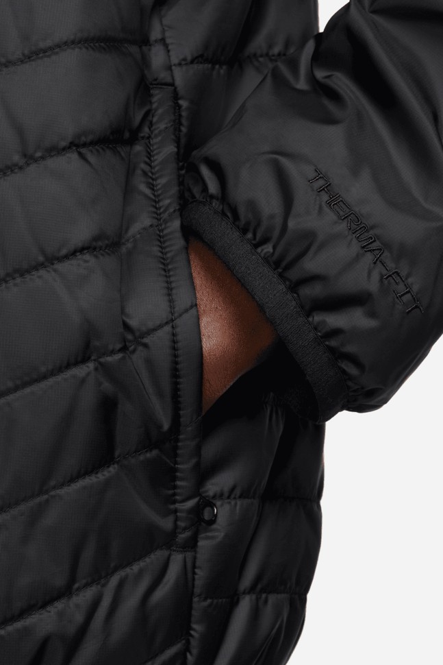 Куртка чоловіча Nike M NK WR TF MIDWEIGHT PUFFER чорна FB8195-010 изображение 7