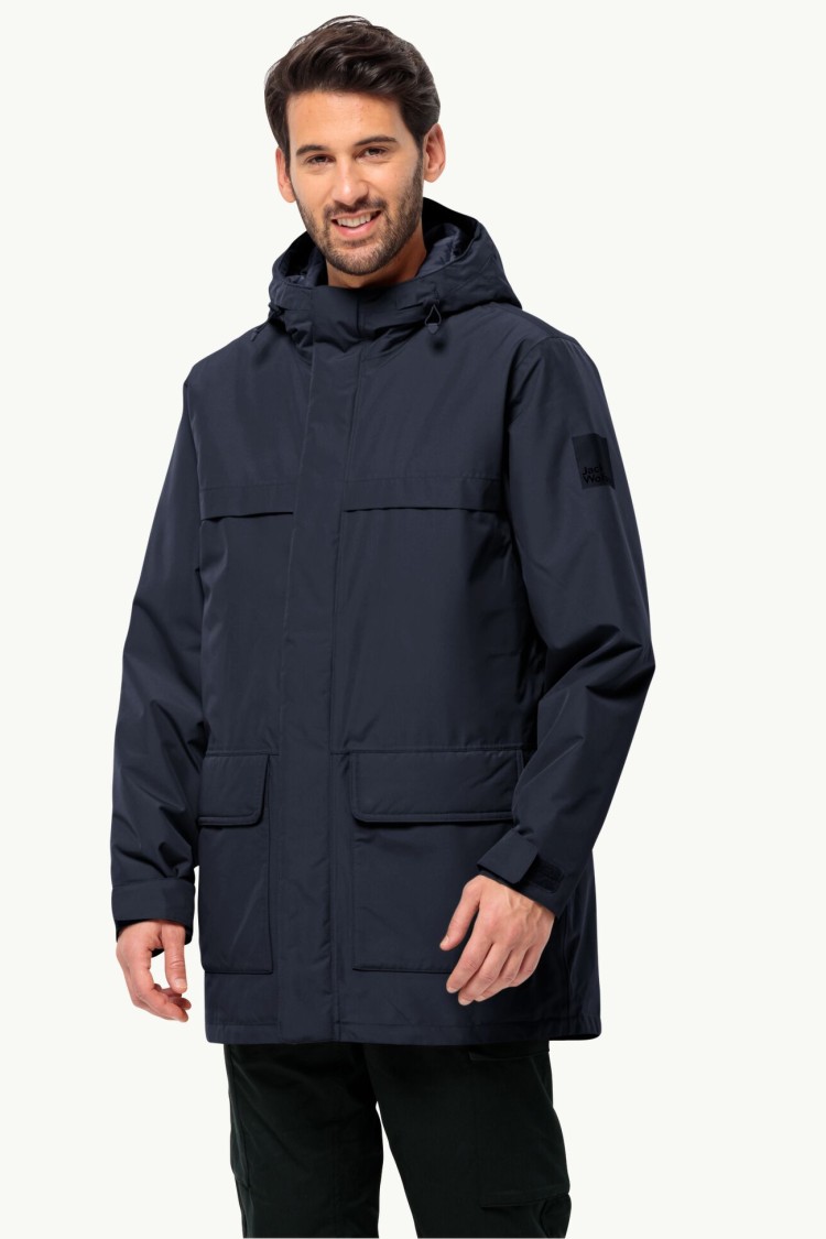 Куртка чоловіча Jack Wolfskin WINTERLAGER PARKA M синя 1115471-1010 изображение 2