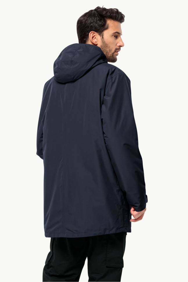 Куртка чоловіча Jack Wolfskin WINTERLAGER PARKA M синя 1115471-1010 изображение 3