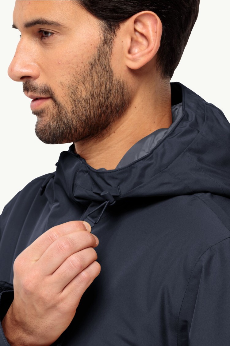 Куртка чоловіча Jack Wolfskin WINTERLAGER PARKA M синя 1115471-1010 изображение 5