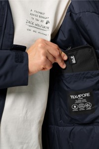 Куртка чоловіча Jack Wolfskin WINTERLAGER PARKA M синя 1115471-1010 изображение 6