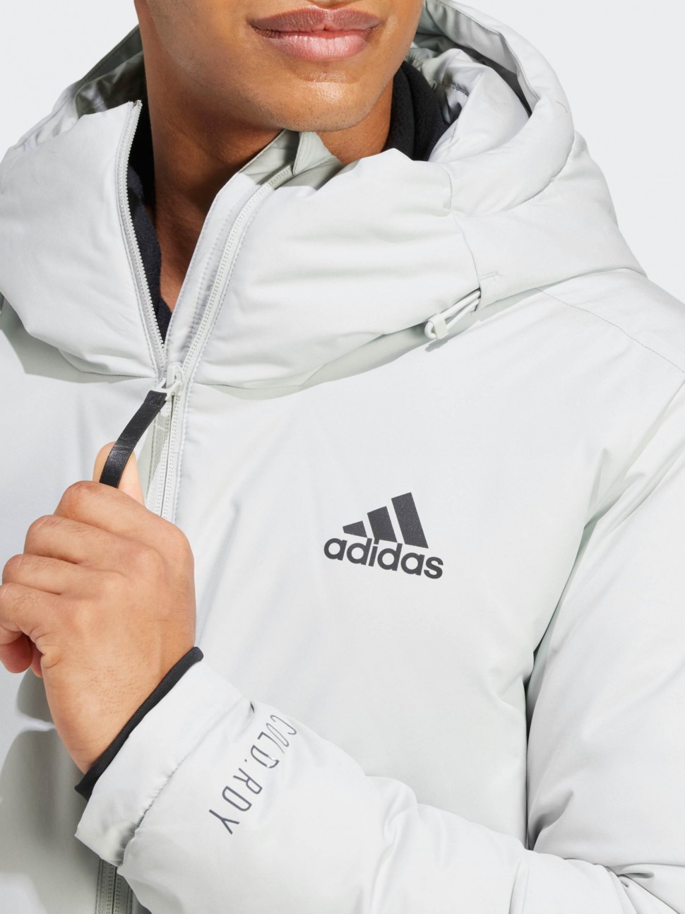 Куртка чоловіча Adidas TRAVEER CR J сіра IK3138 — фото 4