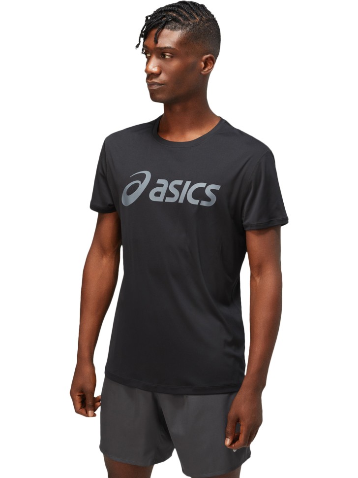 Футболка мужская Asics CORE ASICS TOP черная 2011C334-002 изображение 2