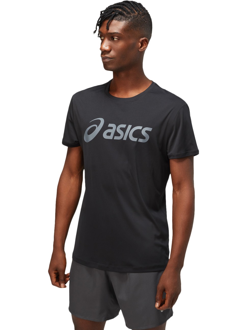 Футболка чоловіча Asics CORE ASICS TOP чорна 2011C334-002 — фото 2