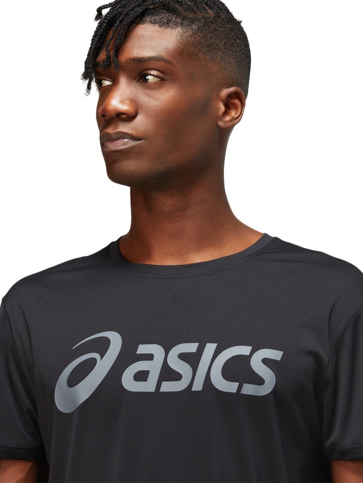 Футболка мужская Asics CORE ASICS TOP черная 2011C334-002 изображение 5