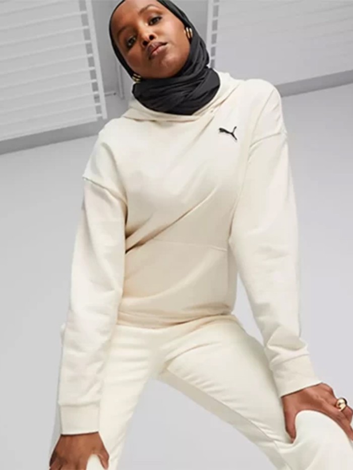 Толстовка женская Puma BETTER ESSENTIALS Hoodie TR белая 67598899 изображение 2