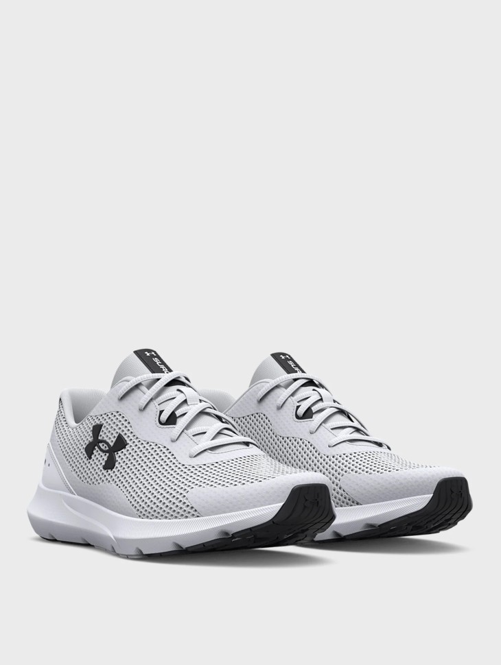 Кроссовки мужские Under Armour UA Surge 3 белые 3024883-100 изображение 3