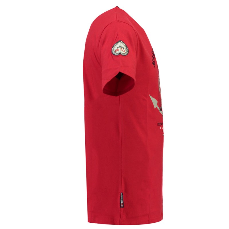 Футболка мужская Geographical Norway красная SR001H-650 изображение 3