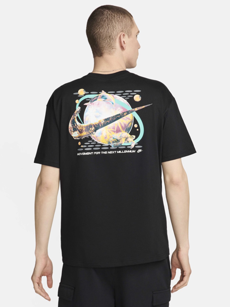 Футболка чоловіча Nike M NSW TEE M90 OC GRAPHIC PK4 чорна FV4047-010 — фото 3