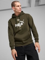 Толстовка мужская Puma PUMA POWER Graphic Hoodie FL оливковая 68174170 изображение 2