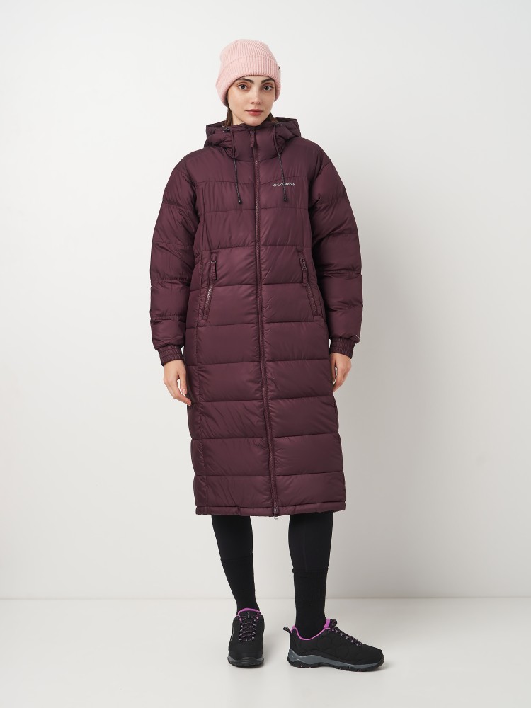 Куртка женская Columbia Pike Lake™ II Long Jacket бордовая 2051351-607  изображение 2