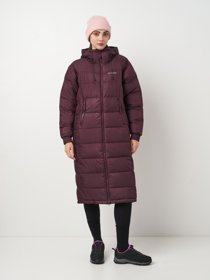 Куртка женская Columbia Pike Lake™ II Long Jacket бордовая 2051351-607  изображение 2