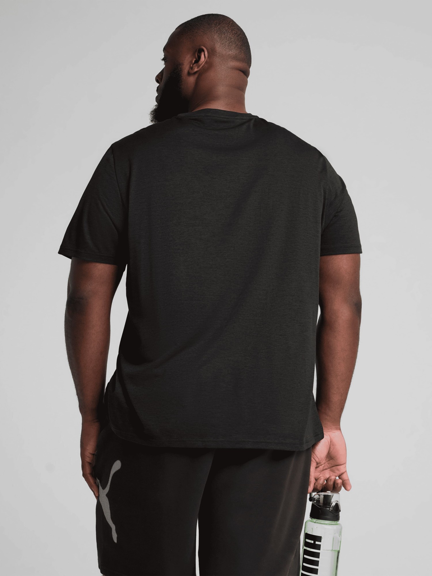 Футболка мужская Puma M TAD ESS HEATHER CAT TEE черная 52590701 изображение 4