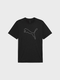 Футболка мужская Puma M TAD ESS HEATHER CAT TEE черная 52590701 изображение 7