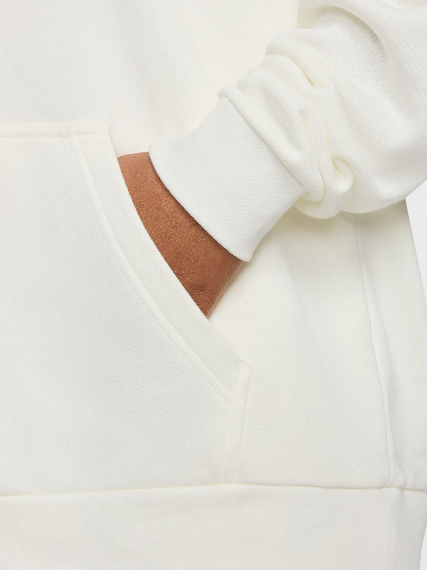 Толстовка мужская Nike M NK CLUB FT OVERSIZED PO HDY белая HJ1816-133 изображение 6