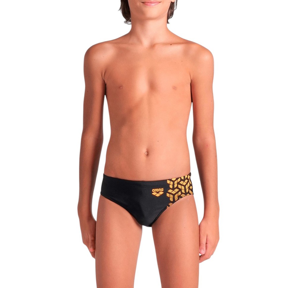 Плавки дитячі Arena KIKKO V SWIM SHORT GRAPHIC чорні 006722-503 — фото 1