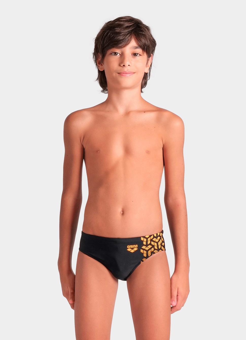Плавки дитячі Arena KIKKO V SWIM SHORT GRAPHIC чорні 006722-503 — фото 2