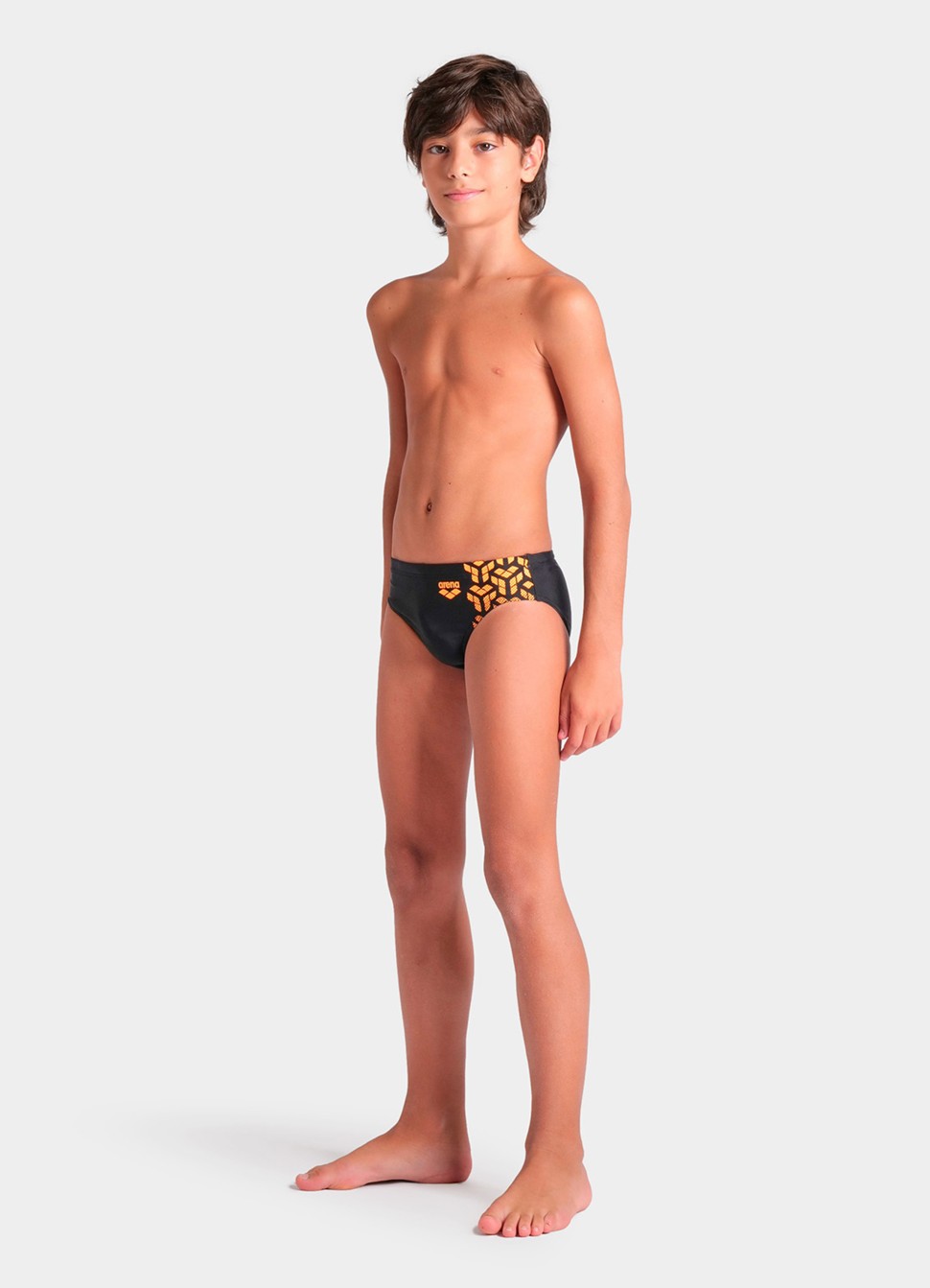 Плавки дитячі Arena KIKKO V SWIM SHORT GRAPHIC чорні 006722-503 — фото 3