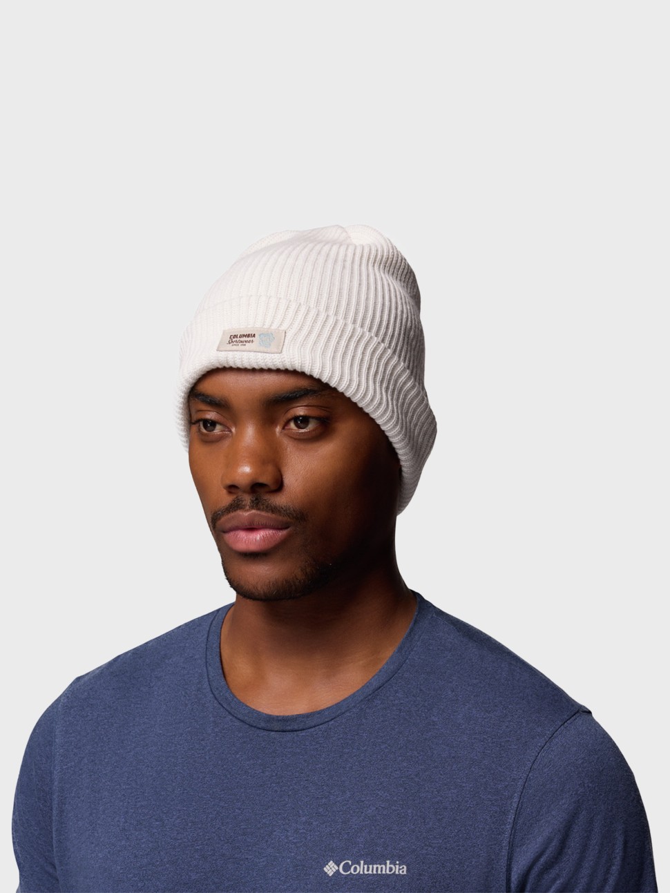 Шапка Columbia Lost Lager™ II Beanie біла 1975921-126 — фото 4