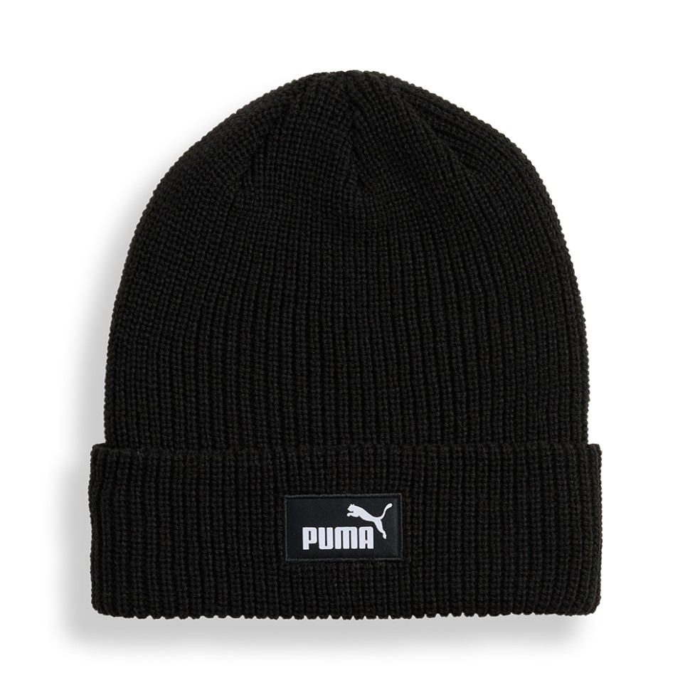 Шапка  Puma ESS High Crown Beanie черная 02641001 изображение 1