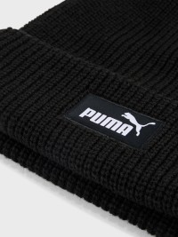 Шапка  Puma ESS High Crown Beanie черная 02641001 изображение 4
