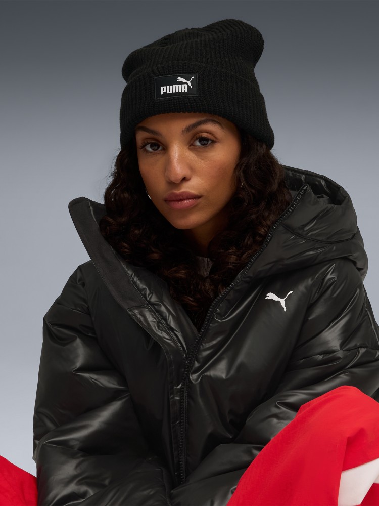 Шапка  Puma ESS High Crown Beanie черная 02641001 изображение 5