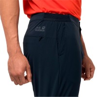Штани чоловічі Jack Wolfskin темно-сині 1505641-1010 изображение 3
