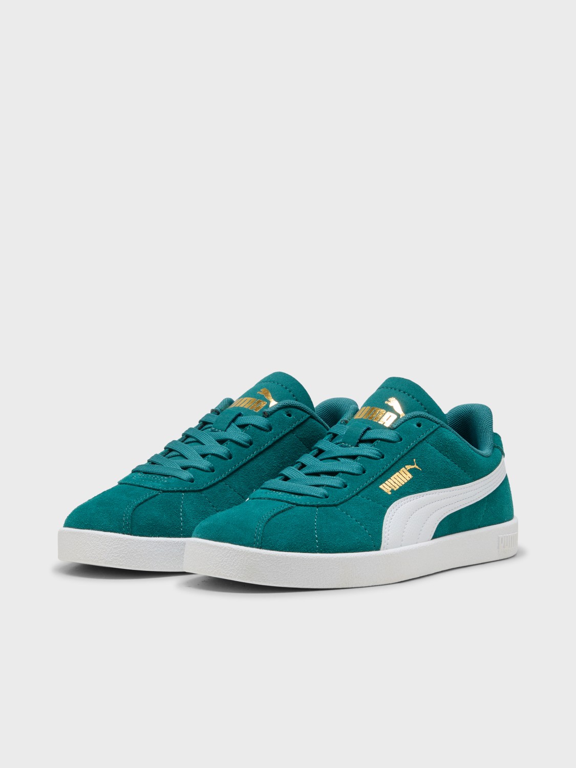 Кроссовки детские Puma Club II Jr зеленые 39888620 изображение 3